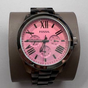FOSSIL | Cecile Silvery White Dial Ladies Multifunction Acetate Watch
